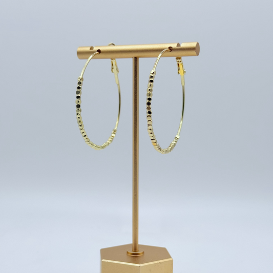 Minimalist Gold Hoop Earrings