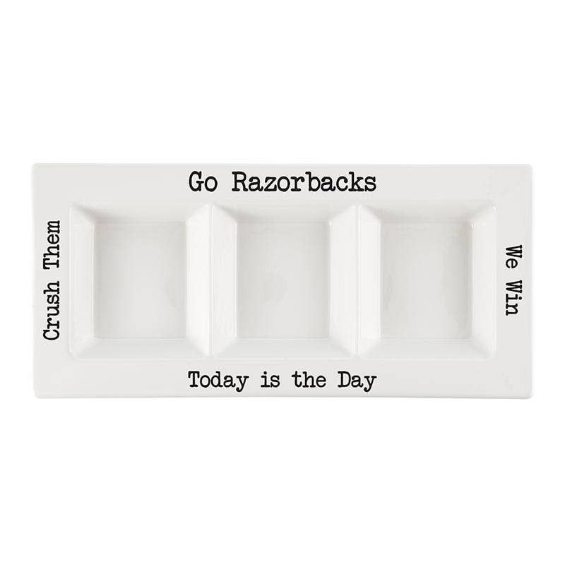 Condiment Platters - Razorbacks