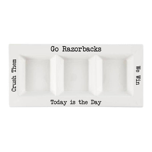 Condiment Platters - Razorbacks