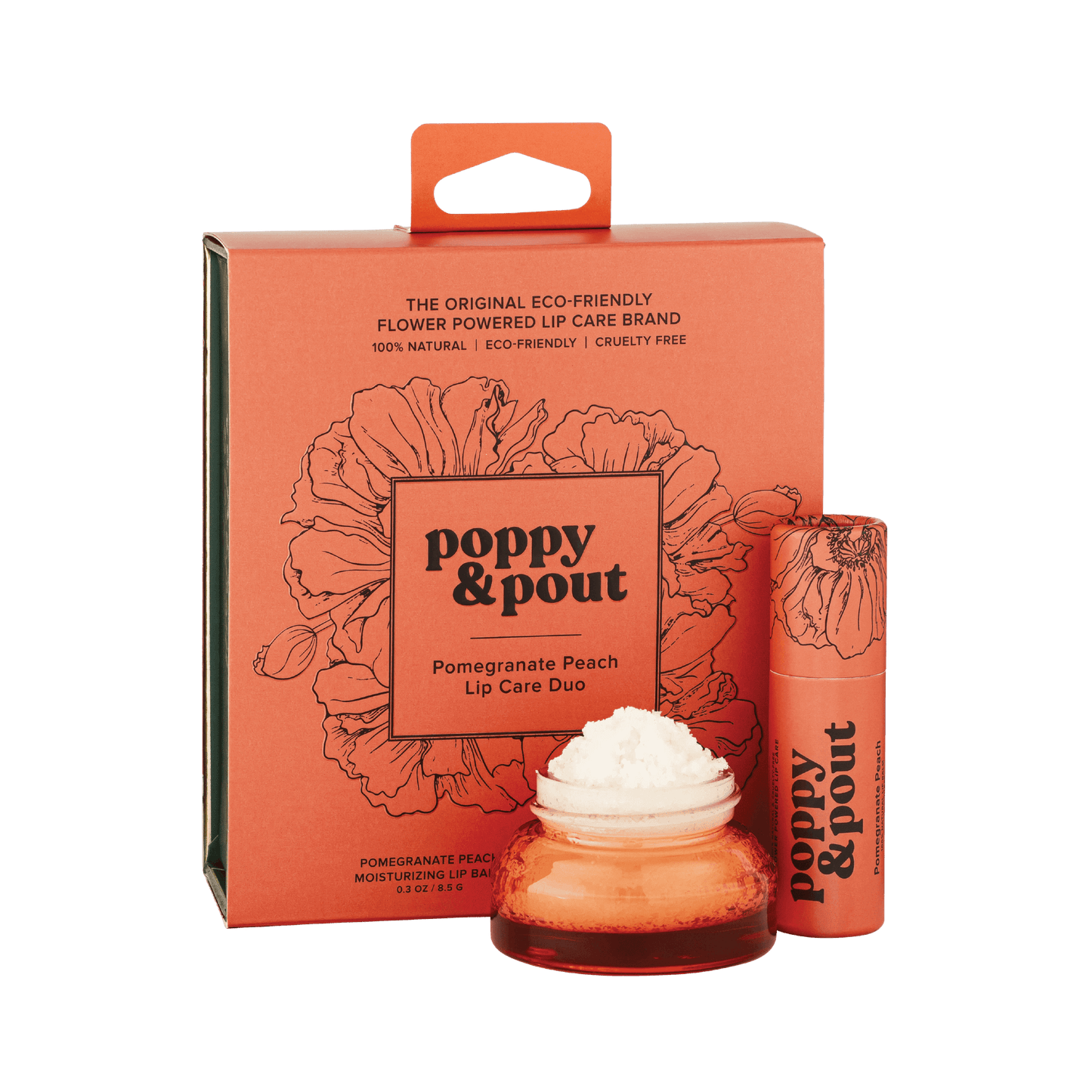 Pomegranate Peach, Lip Care Duo